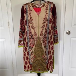 Women’s Lawn 3-Piece Suit/Dress Pakistani Salwar